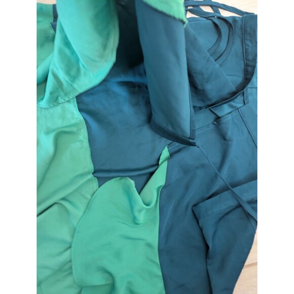 Summersalt The Short Beach to Brunch Wrap SkirtXL Seaglass &Seaweed Green Blue - Picture 4 of 7